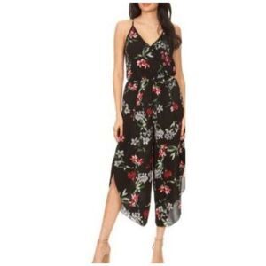 MOA USA BLACK & TED FLORAL JUMPSUIT SZ.S NWT